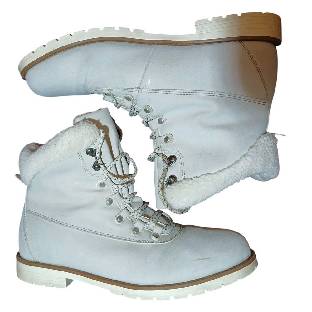 LUGSOLE Winter boots Women's size 10‎ Snow Bootie Faux Leather #1420